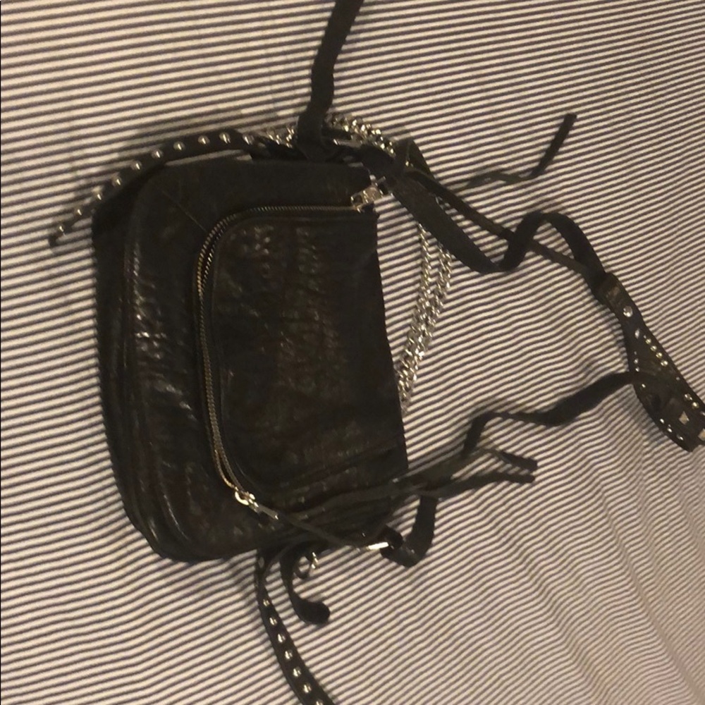 Almost New leather cross body bag